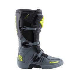 KENNY RACING BUTY CROSS/ENDURO MODEL TRACK GREY/NEON YELLOW KOLOR SZARY/ŻÓŁTY FLUO ROZMIAR 45