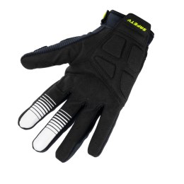 KENNY RACING RĘKAWICE CROSS/ENDURO MODEL SAFETY BLACK/GREY/YELLOW KOLOR CZARNY/SZARY/ŻÓŁTY FLUO ROZMIAR M