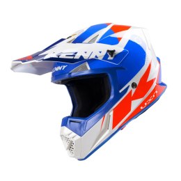 KENNY RACING KASK CROSS/ENDURO MODEL TRACK KID/JUNIOR PATRIOT KOLOR NIEBIESKI/BIAŁY/CZERWONY ROZMIAR L