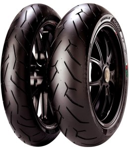 PIRELLI KOMPLET OPON (2291900/23) 120/70ZR17 DIABLO ROSSO II (58W) TL M/C PRZÓD DOT 2023 + (2068600/23) 190/50ZR17 DIABLO ROSSO 