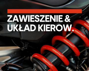 Zawieszenie i kierowniczy układ motocykle enduro